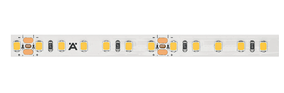 Tira LED, Häfele Loox5 Eco LED 3074 24 V 8 mm 2 polos (monocromo), 120 LEDs/m, 9,6 W/m, IP20