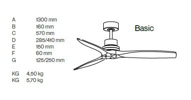 Ventilador de Techo Poniente